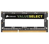 Corsair Value Select SODIMM 4GB (1x4GB) DDR3 1333MHz C9 Memory for Laptop/Notebooks - Black