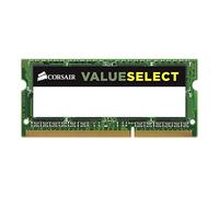 Corsair Value Select SODIMM 4GB (1x4GB) DDR3 Up to 1600MHz C11 Memory for Laptop/Notebooks - Black