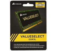Corsair Value Select SODIMM 8GB (1x8GB) DDR3L 1600MHz C11 Memory for Laptop/Notebooks - Black