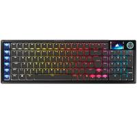 Corsair VANGUARD AIR 99 WIRELESS Low-Profile Optical-Mechanical RGB Gaming Keyboard - QWERTY UK, 99% Layout, OPX Switches, 8000Hz Hyper-Polling, Stream Deck Integration, Flashtap SOCD - Black
