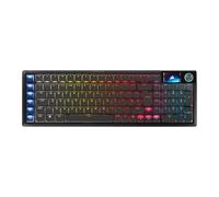 CORSAIR VANGUARD AIR 99 WIRELESS Mechanical Keyboard, Black, LCD Screen, OPX Low