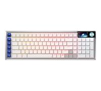 CORSAIR VANGUARD AIR 99 WIRELESS Optical-Mechanical Gaming Keyboard - White (UK)