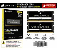 Corsair VENGEANCE memory module 64 GB 2 x 32 GB DDR5 4800 MHz