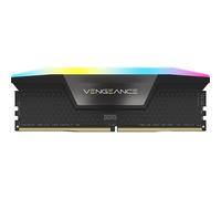 Corsair Vengeance RGB 96GB (2X48GB) DDR5 PC5-41600C38 5200MHz Dual Channel Kit - Black