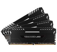Corsair Vengeance LED 32 GB (4 x 8 GB) DDR4 3600 MHz C18 XMP 2.0 Enthusiast LED Illuminated Memory Kit - Black with White LED Lighting