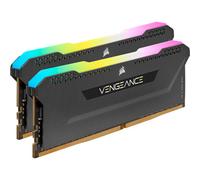 Corsair Vengeance RGB PRO SL 32 GB (2x16 GB) DDR4 3200 MHz C16, Illuminated Desktop Memory Kit (10 Individually Addressable RGB LEDs, Optimised for Bandwidth and Response Times), Black
