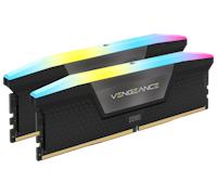 CORSAIR VENGEANCE RGB DDR5 RAM 128GB (2x64GB) 6400MHz CL42-52-52-104 1.35V Intel XMP 3.0 Desktop Computer Memory - Black (CMH128GX5M2B6400C42)