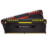 Corsair Vengeance RGB 32 GB (2 x 16 GB) DDR4 3333 MHz C16 XMP 2.0 Enthusiast RGB LED Illuminated Memory Kit - Black