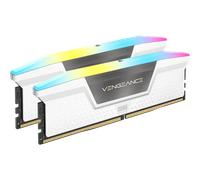CORSAIR VENGEANCE® RGB 32GB (2x16GB) DDR5 DRAM Up To 5200MT/s CL40 Memory Kit - White