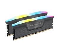 64GB (2x32GB) Corsair DDR5 Vengeance RGB Black, PC5-51200 (6600), Non-ECC Unbuff