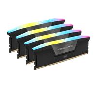 CORSAIR VENGEANCE® RGB 64GB (4x16GB) DDR5 DRAM 6000MT/s CL36 Memory Kit - Black