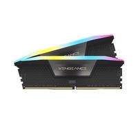 Corsair Vengeance RGB Black 32GB 6000MHz DDR5 Memory Kit - 2x16GB, CL36, EXPO/XM