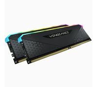 Corsair Vengeance RGB RS 32GB Memory Kit (2 x 16GB), DDR4, 3200MHz (PC4-25600), CL16, XMP 2.0, 6 LEDs, Black