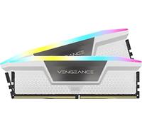 Corsair VENGEANCE RGB DDR5 32GB (2x16GB) 5600MHz C36 Intel Optimised Desktop Memory (Dynamic Ten-Zone RGB Lighting, Onboard Voltage Regulation, Custom XMP 3.0 Profiles, Tight Response Times) White