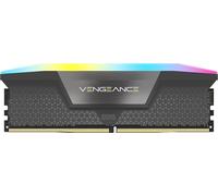 CORSAIR Vengeance RGB DDR5 RAM 32GB (1x32GB) 6000MHz CL38-44-44-96 1.35V AMD Expo Intel XMP 3.0 Desktop Computer Memory - Gray (CMH32GX5M1E6000Z38)