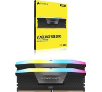 Corsair Vengeance RGB DDR5 RAM 32GB 2x16GB 6000MHz CL36 Intel XMP Black