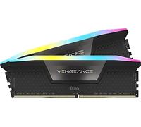 CORSAIR VENGEANCE RGB DDR5 RAM 32GB (2x16GB) Up to 6000MHz CL36 Intel XMP iCUE Compatible Computer Memory - Black (CMH32GX5M2E6000C36)