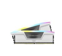 CORSAIR VENGEANCE RGB DDR5 RAM 64GB (2x32GB) Kit 6000MHz CL30 white