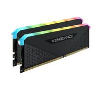 Corsair Vengeance RGB RS 32GB Memory Kit (2 x 16GB), DDR4, 3200MHz (PC4-25600), CL16, XMP 2.0, 6 LEDs, Black
