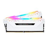 Corsair Vengeance RGB PRO 16 GB (2 x 8 GB) DDR4 3000 MHz C15 XMP 2.0 Enthusiast RGB LED Illuminated Memory Kit - White