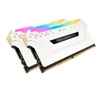 CORSAIR VENGEANCE® RGB PRO 16GB (2 x 8GB) DDR4 DRAM Up To 2666MHz C16 Memory Kit - White