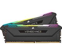 Corsair Vengeance RGB PRO SL 16 GB (2x8 GB) DDR4 3600 MHz C18, Illuminated Desktop Memory Kit (10 Individually Addressable RGB LEDs, Optimised for Bandwidth and Response Times), Black
