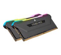 CORSAIR VENGEANCE RGB PRO SL 16GB (2x8GB) DDR4 DRAM 3200MHz C16 Memory Kit - Black