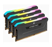 Corsair Vengeance RGB PRO SL 64GB (4x16GB) DDR4 3200MHz C16, Illuminated Desktop Memory Kit (10 Individually Addressable RGB LEDs, Intel XMP 2.0, Optimised for Intel 200/300 Series, X299) Black CMH64GX4M4E3200C16