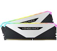 Corsair Vengeance RGB RT 16GB (2x8GB) DDR4 3200MHz C16 Desktop Memory (Dynamic RGB Lighting, Optimised for AMD 300/400/500 Series, Compatible with Intel 300/400/500 Series) White