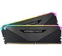 Corsair Vengeance RGB RT 32GB Memory Kit (2 x 16GB), DDR4, 3200MHz (PC4-25600), CL16, XMP 2.0, 10 LEDs, AMD Optimised, Black
