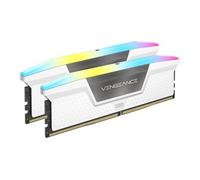CORSAIR Vengeance RGB White 32GB 6000MHz DDR5 Dual Profile Memory Kit