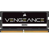 CORSAIR Vengeance SODIMM DDR5 RAM 32GB (1x32GB) 5200MHz CL44 Intel XMP iCUE Compatible Computer Memory - Black (CMSX32GX5M1A5200C44)