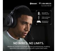 Corsair VIRTUOSO MAX WIRELESS Gaming Headset - Dolby Atmos, Active Noise Cancelling, Sonarworks SoundID, Simultaneous 2.4GHz Wireless & Bluetooth, 5