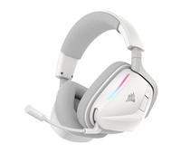 Corsair VOID v2 Wireless Gaming Headset with Bluetooth for PC, PS5, PS4, Switch, Mobile - Dolby Atmos, 70 Hr Battery, Dual Wireless, Lightweight, Fast Charging - White