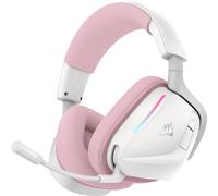 Corsair VOID v2 Wireless Gaming Headset with Bluetooth for PC, PS5, PS4, Switch & Mobile - Dolby Atmos, Dual Wireless Multiplatform, Long Battery Life, Fast Charging - Pink