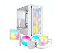 Corsair White Bundle - 4000D Frame RS ARGB, Nautilus 360 RS ARGB + RS120 ARGB Fan