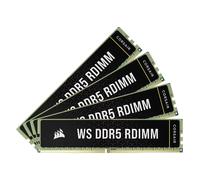 Corsair WS 128GB (4x32GB) DDR5-5600 CL40 ECC Registered RDIMM Server RAM Memory Kit CMA128GX5M4B5600C40