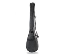 Corsaro Music Turkish Baglama Soft Case, Hand-Stitched Gig Bag with Shoulder Strap, Black (Long-Neck Baglama)