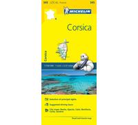 Corse-du-Sud, Haute-Corse - Michelin Local Map 345 : Map