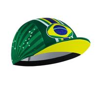 Corsehild Brazil Cycling Cap for Man and Woman Cycling Hat Under Helmet-Polyester Breathable Sweat Absorbent