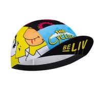 Corsehild Cycling Cap with Sun Visor, Lightweight Polyester Bike Hat for Men & Women, Breathable Under Helmet Design for Road Biking & Outdoor Sports