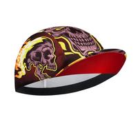 Corsehild Cycling Cap with Sun Visor, Lightweight Polyester Bike Hat for Men & Women, Breathable Under Helmet Design for Road Biking & Outdoor Sports