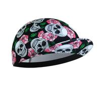 Corsehild Pink Cycling Cap for Man and Woman Cycling Hat Under Helmet-Polyester Breathable Sweat Absorbent