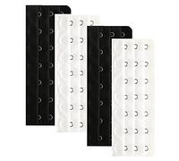 Corset Bra Extender Hook 3/4 Inch Spacing, 4pcs:7hook/White&black, 7 Hooks