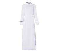 Corset Dress Women's Priest Costumes Medieval Clergy Halloween Costumes Priest Uniform Robes Choir Robes Clergy Confirmation Baptism Robes Church Costume Priest Pastor Preachers Beige