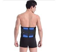 Corset For Lower Back Support Orthopedic Underwear For Men Lumbar Support Corrector De Postura Herniation Men Waist Brace (Color : Blue, Size : L/Large)
