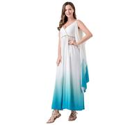 Corset Mini Dress Women's Costume For Halloween & Masquerade Greek Outfit For Role Play Parties & Stage Gothic Jewellery Women (White, M)