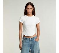 Corset Slim T-Shirt - White - Women L