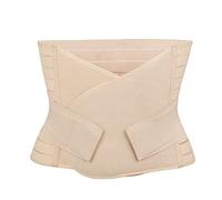 Corset Top for Women Waist Cincher Shaper Trainer Women Solid Sport Bodysuit Corset Waist Underwear Pelvic Girdle Waistband Under Garments for Slimming (Beige M)
