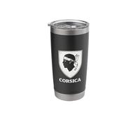 Corsica Crest Moor Head Corsican Pride Shield Design Stainless Steel Insulated Tumbler